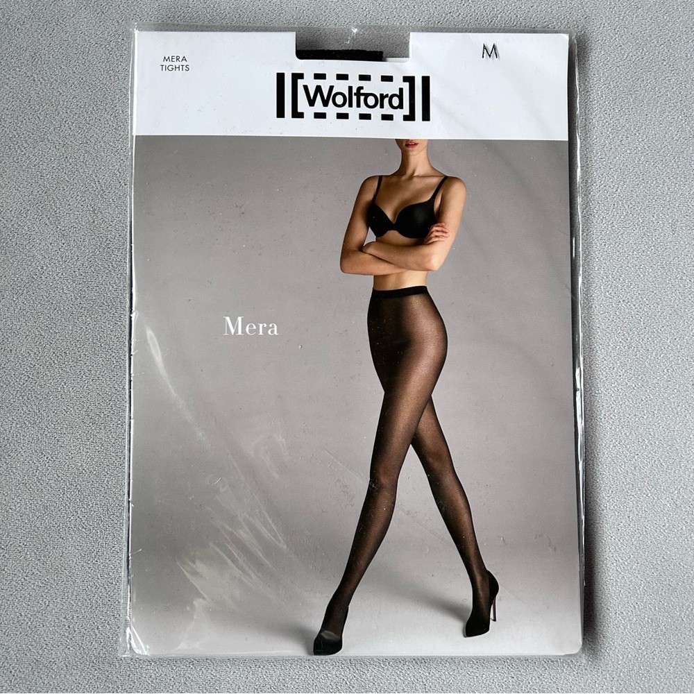 Wolford ~ Mera Tights ~ Black ~ Women’s Size M ~ Brand New!